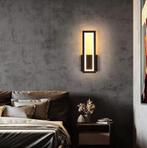 Moderne LED Wandlamp – 16W Acryl Zwart Design 3000K, Huis en Inrichting, Lampen | Wandlampen, Verzenden, Nieuw