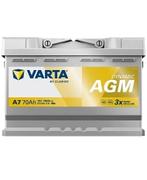 Varta Auto accu 12 volt 70 Ah Dynamic AGM type A7, Ophalen of Verzenden, Nieuw