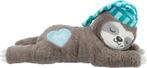 Trixie Pluche Luiaard Grijs Met Heartbeat Voor Puppy, Verzenden