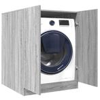 vidaXL Wasmachinekast 71x71,5x91,5 cm grijs sonoma, Verzenden, Nieuw