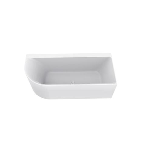 Hoekbad BWS Jordan 180x80 Cm Wit Waste Wit, Doe-het-zelf en Verbouw, Sanitair, Bad, Nieuw, Ophalen of Verzenden