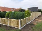 Complete 21 planks schutting gemonteerd vanaf €110,- p/m, 6 meter of meer, Nieuw, Ophalen of Verzenden, 2 meter of meer