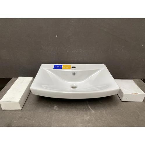 Cersanit Carina - Wastafel - Wit - 60cm - 7935700085, Doe-het-zelf en Verbouw, Tegels, Ophalen of Verzenden