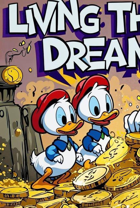 Kosmo - Vivere il Sogno dOro - XXL, Antiek en Kunst, Kunst | Schilderijen | Modern
