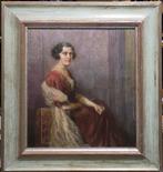 Scuola italiana (XIX-XX) - Ritratto di donna, Antiek en Kunst
