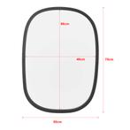 [en.casa] Spiegel Copertino hangend 70x50 cm zwart mat, Huis en Inrichting, Woonaccessoires | Spiegels, Verzenden, Nieuw