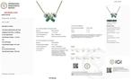 Halsketting - 14 karaat Geel goud - 1.58ct. tw. Aquamarijn -, Nieuw