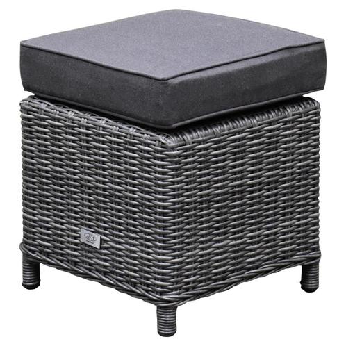 AVH XL voetenbank 40x40xH37 cm antraciet, Tuin en Terras, Tuinmeubel-accessoires, Nieuw, Ophalen of Verzenden