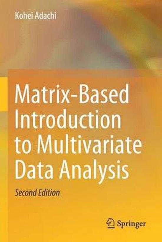 Matrix Based Introduction to Multivariate Data Analysis, Boeken, Taal | Engels, Gelezen, Verzenden