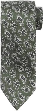 Suitable Stropdas Zijde Groen Paisley maat one size Heren, Kleding | Heren, Stropdassen, Verzenden, Nieuw, Groen, Suitable