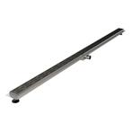 Douchegoot Brauer StanDrain 180x7 cm Zwart Vloerflens, Ophalen of Verzenden, Nieuw, Douche