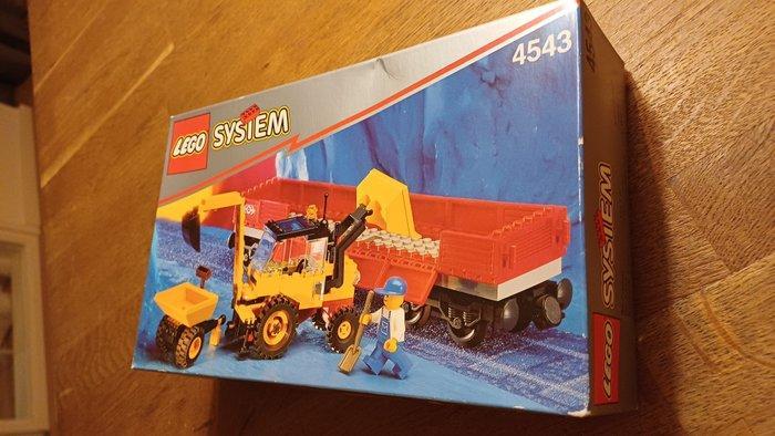 Lego Set - 4543 - City - Railroad tractor fletbed, Kinderen en Baby's, Speelgoed | Duplo en Lego