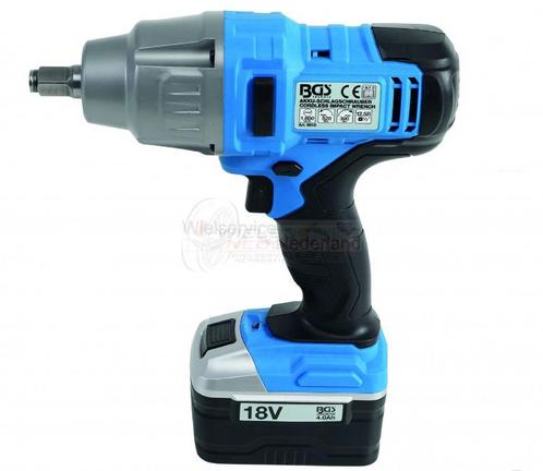 Accu Slagmoersleutel 1/2, 520Nm, Li-ion 18V, 4,0 Ah, Auto diversen, Autogereedschap, Nieuw, Verzenden