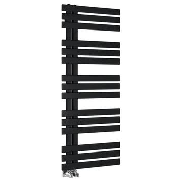 Sapho Silvana badkamerradiator 500x1236 mm, zwart mat beschikbaar voor biedingen
