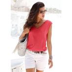 s.Oliver RED LABEL Beachwear T-shirt met sierbandjes, Verzenden, Nieuw