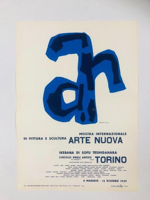 Armando Testa - Mostra Internazionale di Pittura e Scultura, Antiek en Kunst, Kunst | Tekeningen en Foto's