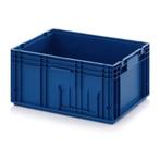 Stapelbak 400x300x280 euronorm blauw, gebruikt - A-Grade,, Doe-het-zelf en Verbouw, Kratten en Dozen, Gebruikt, Minder dan 50 cm