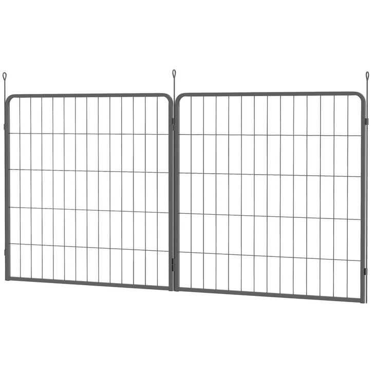 TRUUSK Uitbreidingsset 2 Hondenhek Panelen - Voor Buitenren, Dieren en Toebehoren, Honden-accessoires, Nieuw, Verzenden
