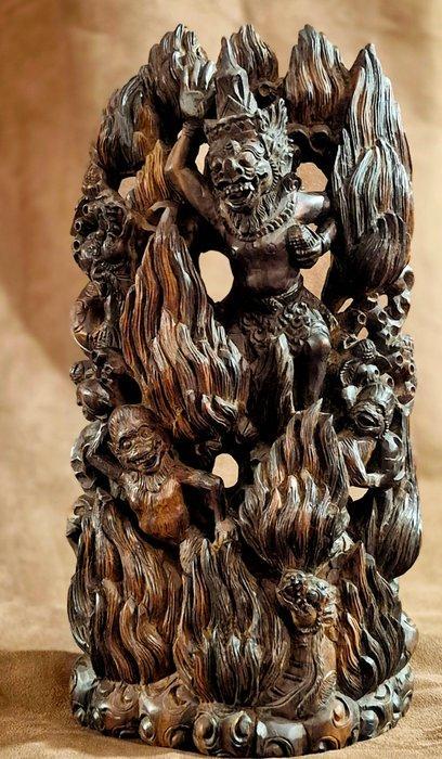 Bali verhaal ebbenhout - Indonesië (Zonder minimumprijs), Antiek en Kunst, Kunst | Niet-Westerse kunst