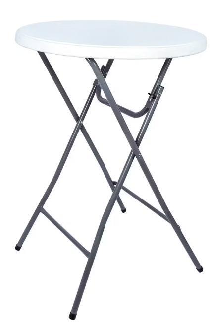 BRASQ Statafel Inklapbaar BT100 Wit/Grijs  80cm, Zakelijke goederen, Horeca | Meubilair en Inrichting, Nieuw in verpakking, Ophalen of Verzenden