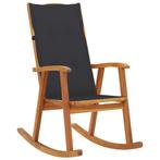 vidaXL Schommelstoel met kussens massief acaciahout, Tuin en Terras, Tuinstoelen, Verzenden, Nieuw, Hout