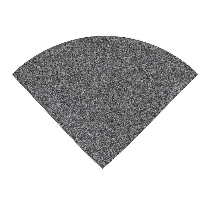 Hoekstuk rubber rand sportvloer &#039;STONE&#039; - 25x25 cm, Sport en Fitness, Overige Sport en Fitness, Verzenden