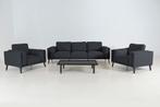 Flow. Doozy sofa set met twee loungestoelen sooty |, Ophalen of Verzenden, Nieuw