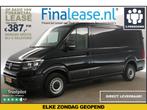 Volkswagen Crafter 2.0 TDI L3H2 140PK 3000KG Trekgw. €387pm, Volkswagen, Zwart, Nieuw, Lease