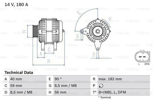 Dynamo / Alternator AUDI A3 (2.0 TDI,2.0 TDI quattro,1.9..., Auto-onderdelen, Motor en Toebehoren, Nieuw, Ophalen of Verzenden