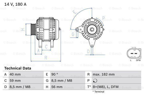 Dynamo / Alternator AUDI A3 (2.0 TDI,2.0 TDI quattro,1.9..., Auto-onderdelen, Motor en Toebehoren, Nieuw, Ophalen of Verzenden