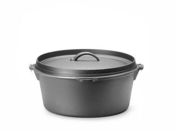 Gietijzeren pan, HENDI, 7,2L, Zwart, 310x(H)155mm beschikbaar voor biedingen
