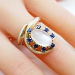 Zonder Minimumprijs - Ring Zilver - 0.40ct. tw. Saffier -, Sieraden, Tassen en Uiterlijk, Ringen, Nieuw