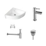 Sani Royal Fonteinset Keramiek Quartz met Kraan,, Doe-het-zelf en Verbouw, Sanitair, Nieuw