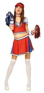 Cheerleader outfit dames 5-delig, Kleding | Dames, Carnavalskleding en Feestkleding, Ophalen of Verzenden, Nieuw