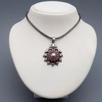 Zilver, Mandala hanger, Nepal/India - Ketting met hanger -, Antiek en Kunst