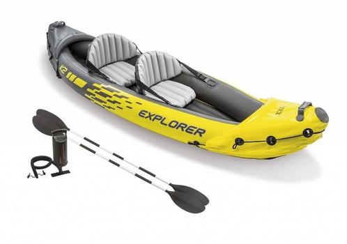 Intex Kajak Explorer K2 Tweepersoons opblaasbaar, Watersport en Boten, Accessoires en Onderhoud, Nieuw, Ophalen of Verzenden