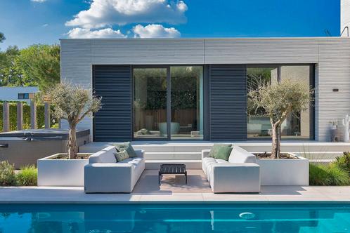 Flow Syra loungeset Ibiza style graumel chalk |, Tuin en Terras, Tuinsets en Loungesets, Ophalen of Verzenden