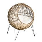 TRUUSK Rotan Kattenmand - Kattengrot met Kussen - Verhoogd D