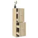 vidaXL Apothekerskast 40x41x144,5 cm bewerkt hout sonoma, Verzenden, Nieuw