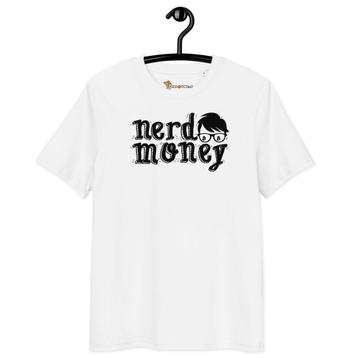 Bitcoin t-shirt - Nerd Money -100% Biologisch Katoen