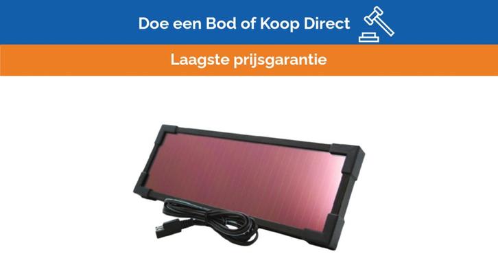 Bieden: Seachoice 9W Amorphous solar panel black 15V - 14351, Watersport en Boten, Bootonderdelen, Elektra en Verlichting, Nieuw