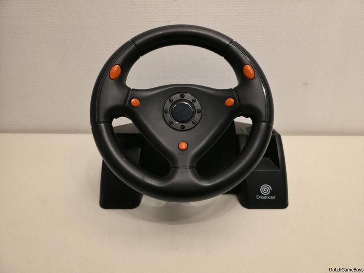 Sega Dreamcast - Racing Controller, Spelcomputers en Games, Spelcomputers | Sega, Gebruikt, Verzenden