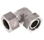 M52x2 x 38S RVS Verstelbaar L-Fitting 90graden met, Verzenden, Nieuw