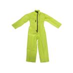 Kinderoverall lime met rits maat 92, Verzenden, Nieuw