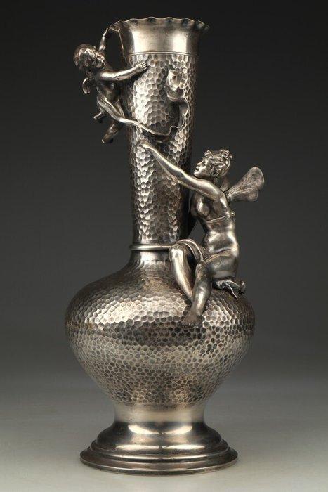 WMF - Vaas - Verzilverd, Antiek en Kunst, Kunst | Designobjecten