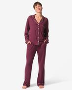 HEMA Damespyjama bordeauxrood, Verzenden