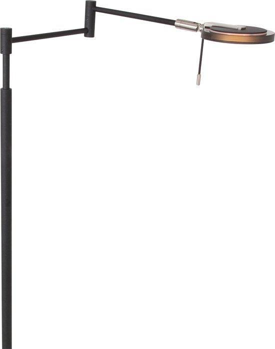 2dekans | Steinhauer vloerlamp Turound - zwart - metaal -, Huis en Inrichting, Lampen | Vloerlampen, Zo goed als nieuw, Ophalen of Verzenden