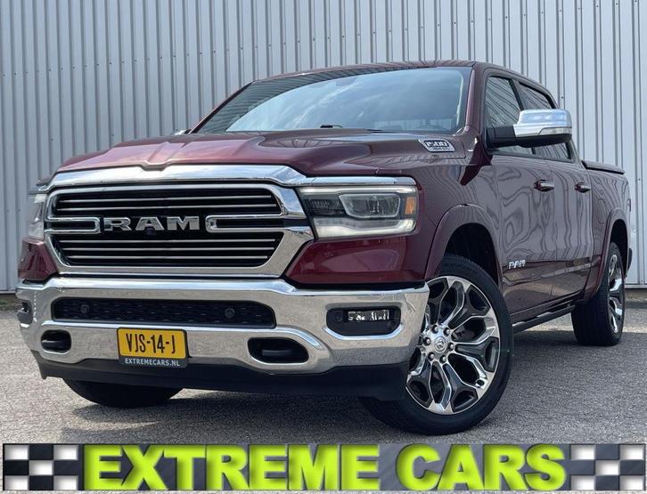 Dodge Ram 1500 pick up 4x4 Crew Cab Laramie LPG, Auto's, Bestelauto's, Lease, Zwart, Automaat, Financial lease, Overige brandstoffen