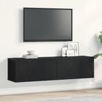 vidaXL Tv-meubel 120x30x30,5 cm spaanplaat zwart, Huis en Inrichting, Verzenden, Nieuw, Overige houtsoorten