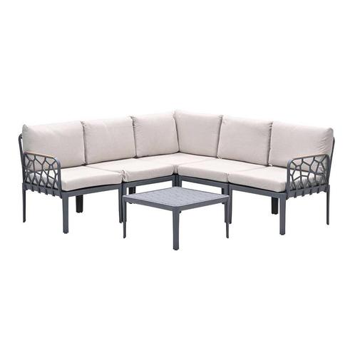 Garden Impressions Hareno loungeset 6-delig - antraciet, Tuin en Terras, Tuinsets en Loungesets, Verzenden